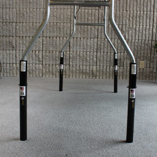 Steel Table Leg Height Extenders - 12" inch - 4 Pack