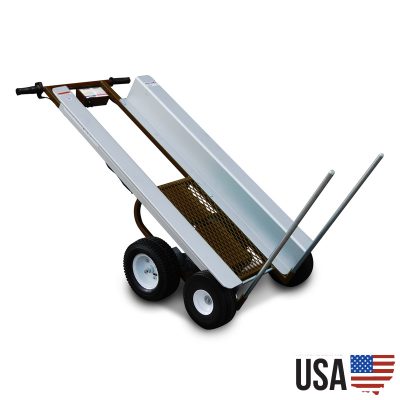 Overland Electric Powered Mantis-X Hand Truck – With Turf Tires