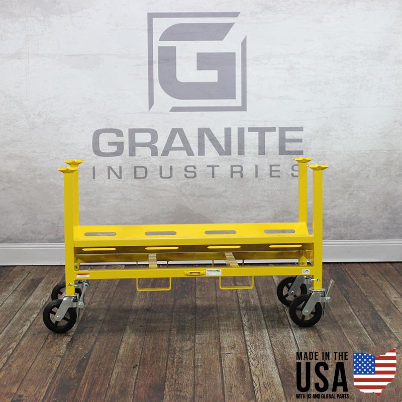American Cart 5′ Hose Storage Rack – 39″ Legs – Granite Online Store