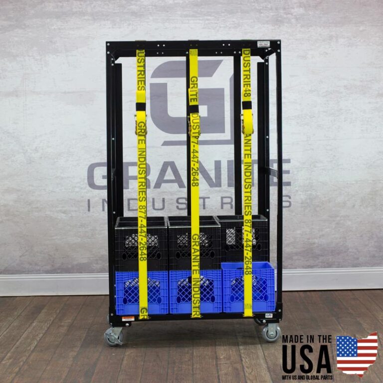 American Cart Milk Crate Storage Rack – Granite Online Store