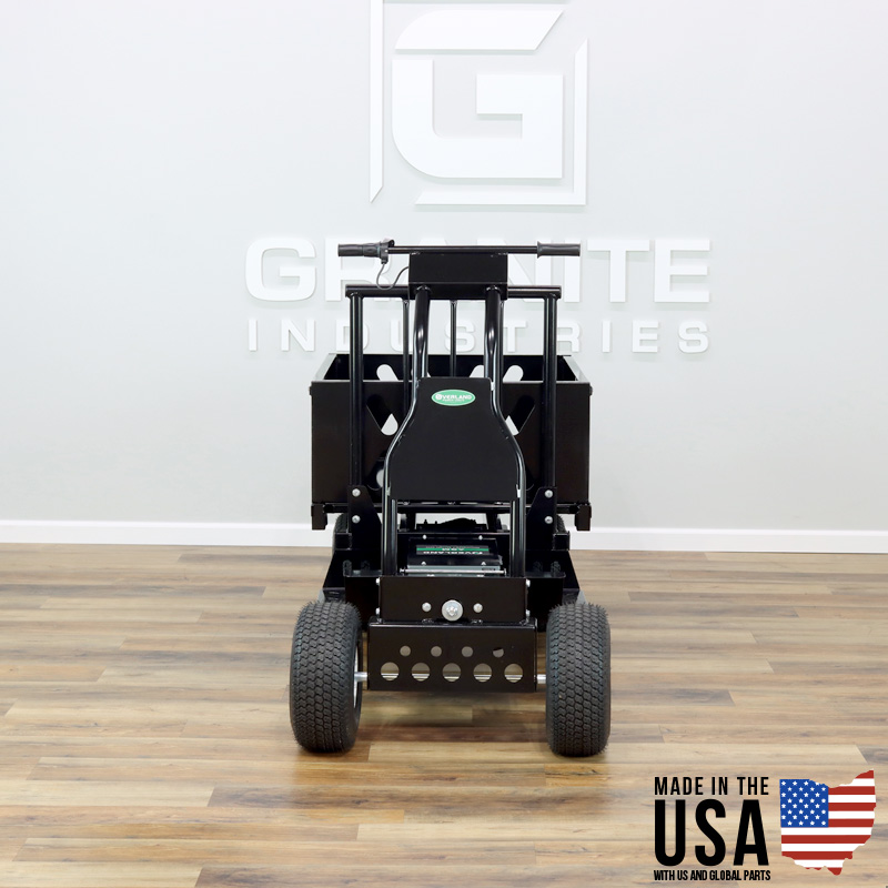 Overland Electric Powered Ride On Cart with 10 cu. ft. Utility Hopper ...