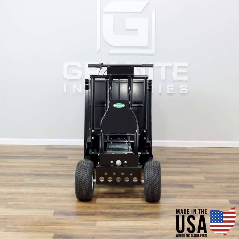 Overland Electric Powered Ride On Cart with 10 cu. ft. Utility Hopper ...