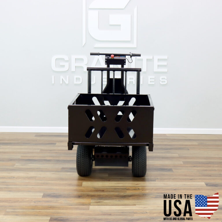 Overland Electric Powered Ride On Cart with 10 cu. ft. Utility Hopper ...