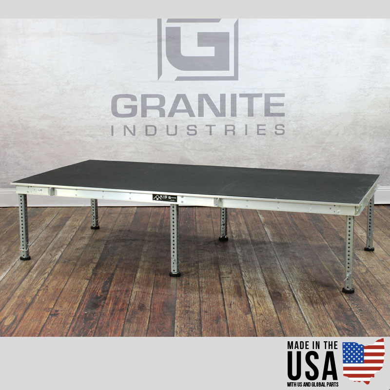 Granite Industries AXIS Aluminum Stage Platform with 4′ x 8′ Quad